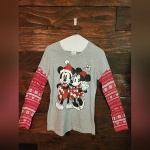 Mickey and Minnie Mouse Christmas long-sleeve